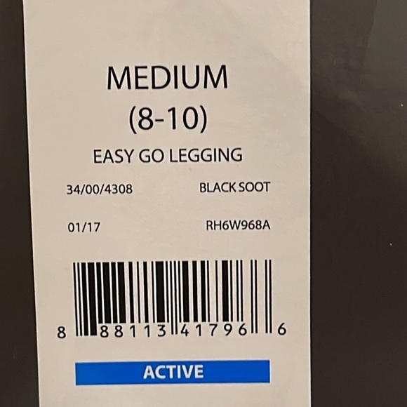 AVIA LEGGING Small Waist Interior Pocket Medium Rise with Mesh NEW - Picture 13 of 13